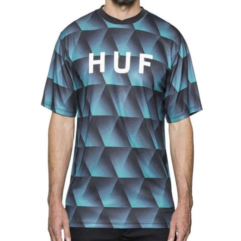 HUF Premiere Soccer Jersey, Black/Emerald