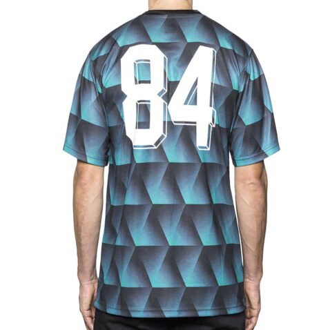 HUF Premiere Soccer Jersey, Black/Emerald