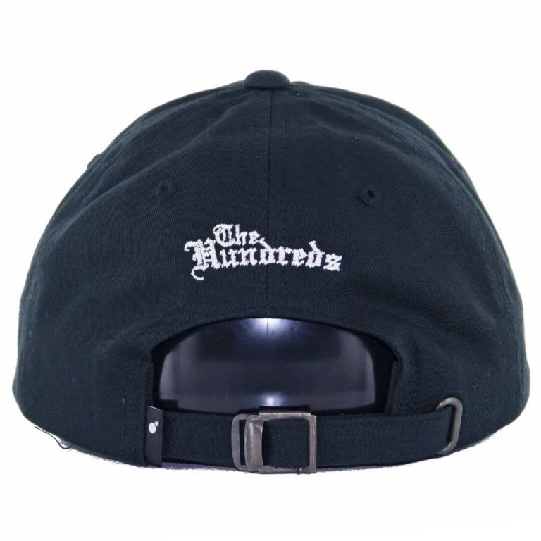 The Hundreds Rose Strapback Hat, Black-Back The Hundreds Rose Strapback Hat, Black-Back