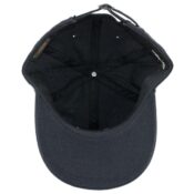 The Hundreds Rose Strapback Hat, Black-Inside