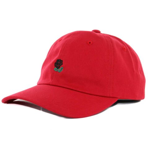 The Hundreds Rose Strapback Hat, Red