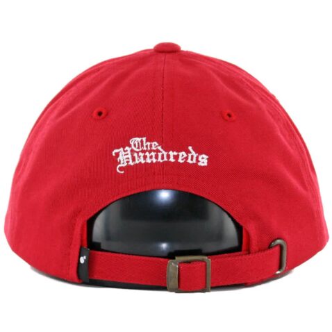The Hundreds Rose Strapback Hat, Red