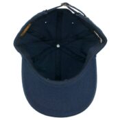 The Hundreds Script Strapback Hat, Navy-Inside