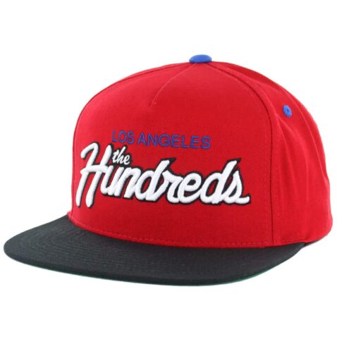 The Hundreds Team Two Snapback Hat, Red