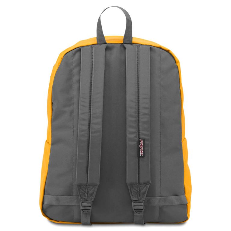 JanSport Black Label Superbreak Spectra Yellow Backpack-Back JanSport Black Label Superbreak Spectra Yellow Backpack-Back