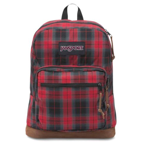 JanSport Right Pack Digital Edition Red Plaid Backpack