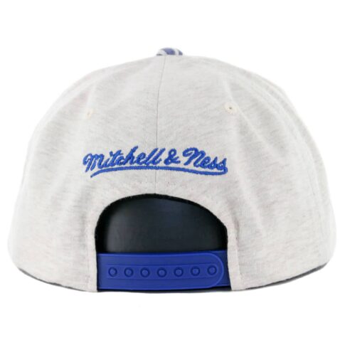 Mitchell & Ness Golden State Warriors Oatmeal Heather Snapback Hat