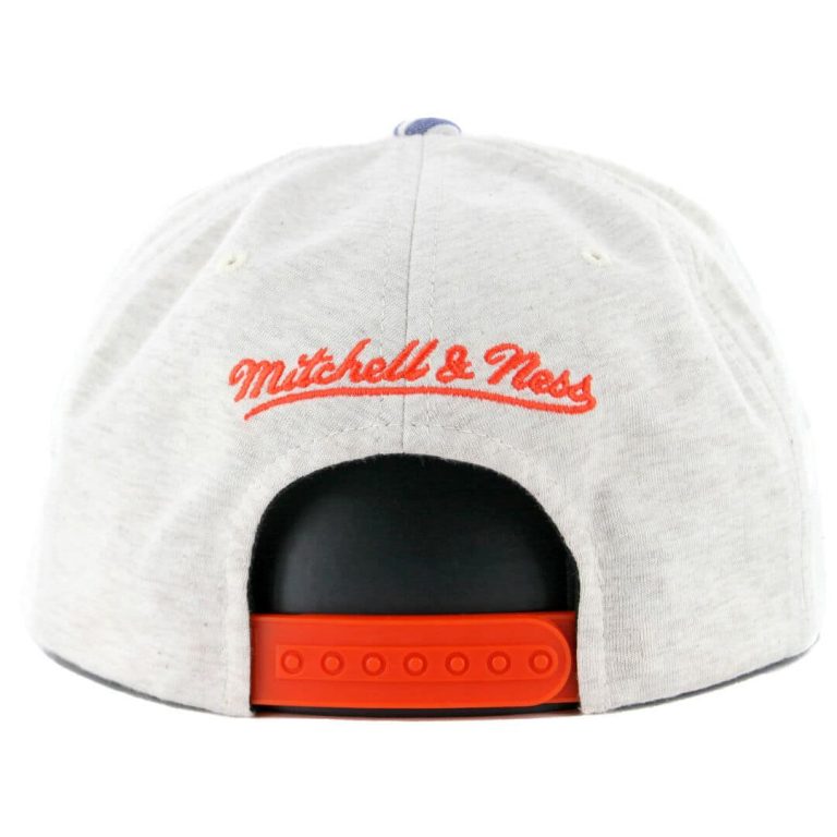 Mitchell & Ness San Diego Clippers Oatmeal Heather Snapback Hat-Back Mitchell & Ness San Diego Clippers Oatmeal Heather Snapback Hat-Back