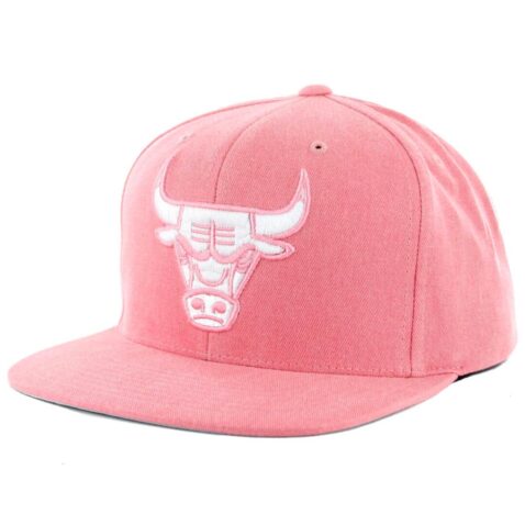 Mitchell & Ness Chicago Bulls Slub Cotton Red Snapback Hat