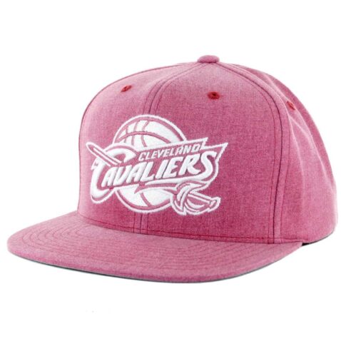 Mitchell & Ness Cleveland Cavaliers Slub Cotton Maroon Snapback Hat