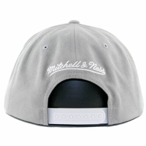 Mitchell & Ness Brooklyn Nets Slub Cotton Grey Snapback Hat