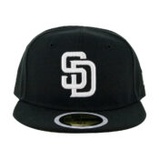 NE MLB Youth SD Padres BK WH 6 3-8 Front