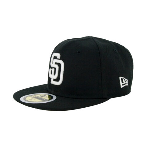 NE MLB Youth SD Padres BK WH 6 3-8 Front Right