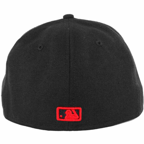 New Era 59Fifty San Diego Padres Color Logo Black Black White Red Fitted Hat