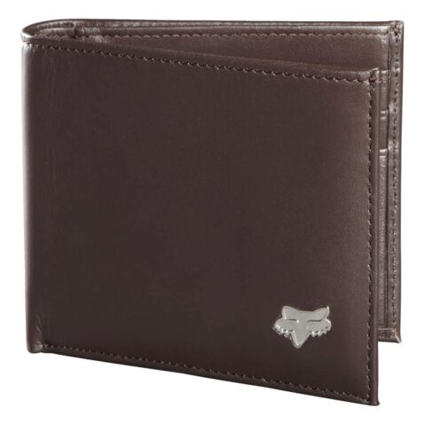 Fox Leather Bi-Fold Brown Wallet
