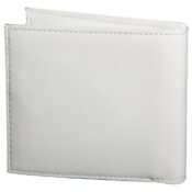 Fox Leather Bi-Fold White Wallet-Back