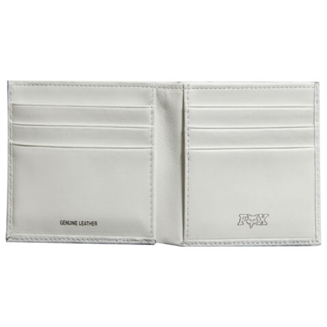 Fox Leather Bi-Fold White Wallet