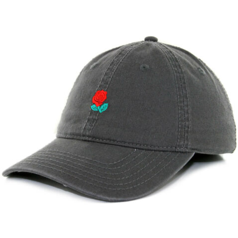 The Hundreds Rose Charcoal Dad Strapback Hat