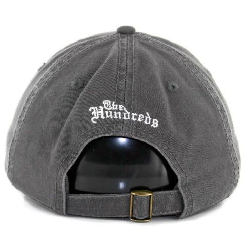 The Hundreds Rose Charcoal Dad Strapback Hat