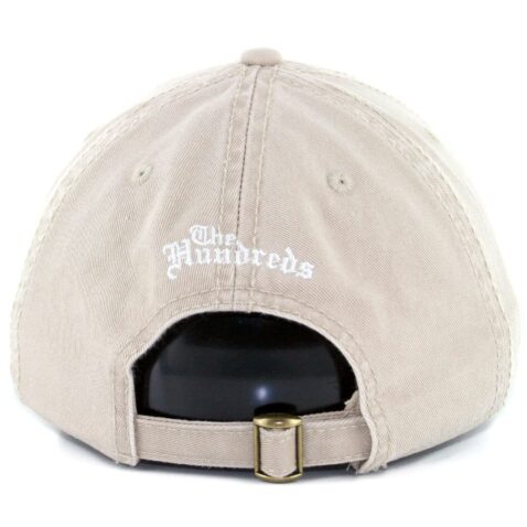 The Hundreds Rose Light Khaki Dad Strapback Hat