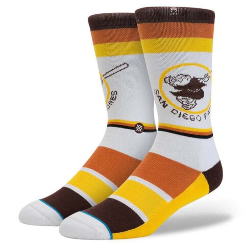Stance Swinging Friar Yellow Socks