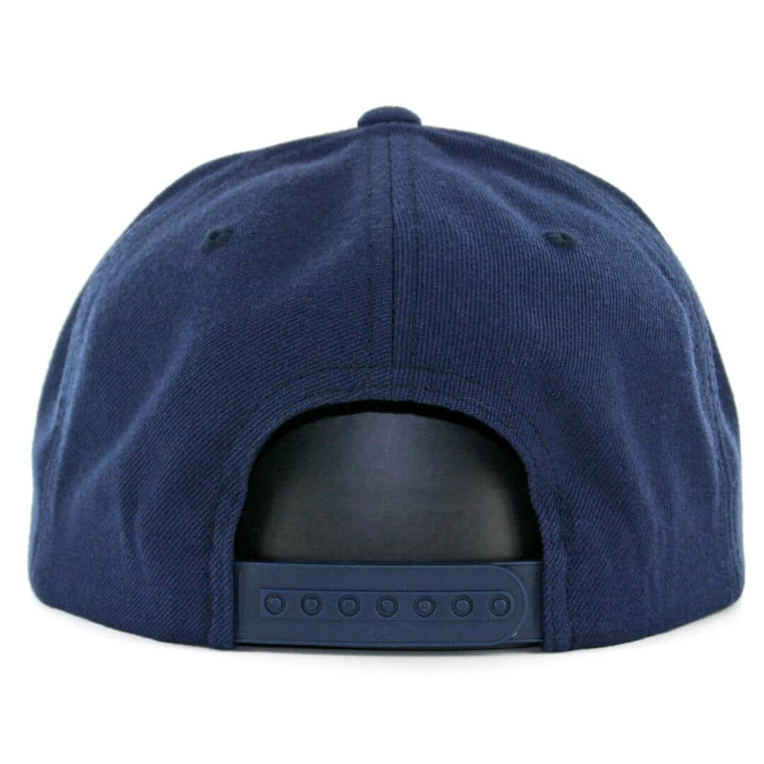 SSUR NY Bones Navy Snapback Hat SSUR NY Bones Navy Snapback Hat - Image 2