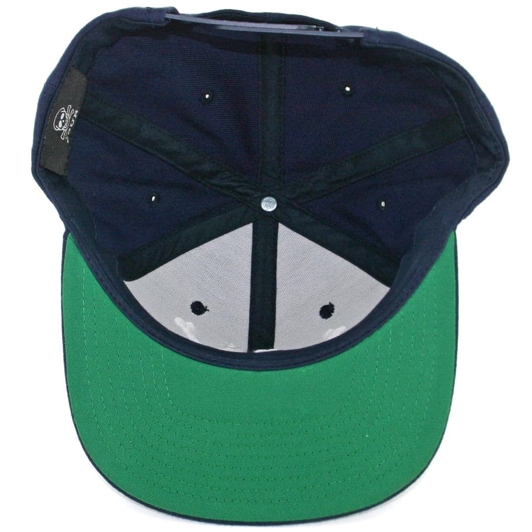 SSUR NY Bones Navy Snapback Hat SSUR NY Bones Navy Snapback Hat - Image 3