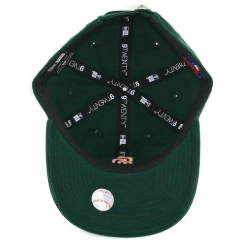 New Era 9Twenty San Diego Padres Micro Logo Dark Green Salmon Strapback Hat