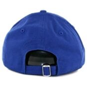 New Era 9Twenty San Diego Padres Micro Logo Royal Blue Red Dad Strapback Hat -Back