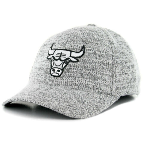 Mitchell & Ness Chicago Bulls Duster Grey Flexfit Hat