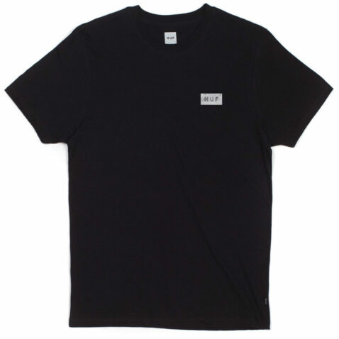 HUF Concrete Bar Logo Black T-Shirt