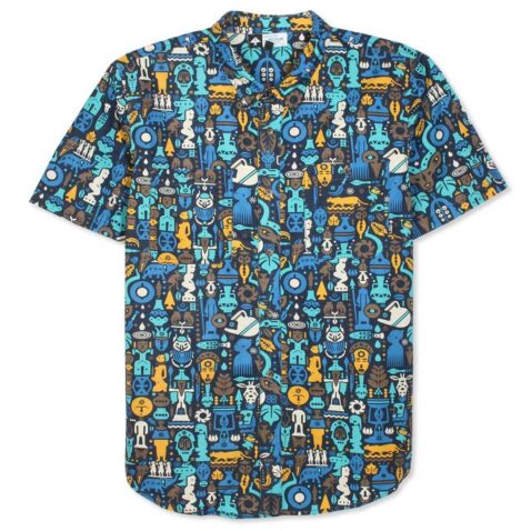 LRG Tribal Vibes Navy Woven Shirt