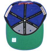 Mitchell & Ness San Diego Clippers Wool Solid 2 Royal Snapback Hat-Inside