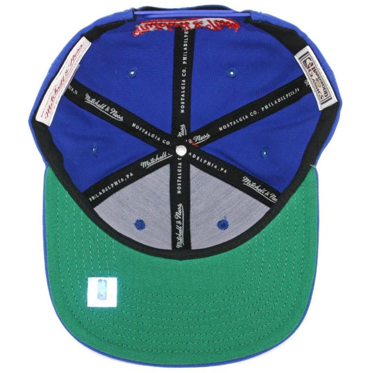 Mitchell & Ness San Diego Clippers Wool Solid 2 Royal Snapback Hat-Inside Mitchell & Ness San Diego Clippers Wool Solid 2 Royal Snapback Hat-Inside