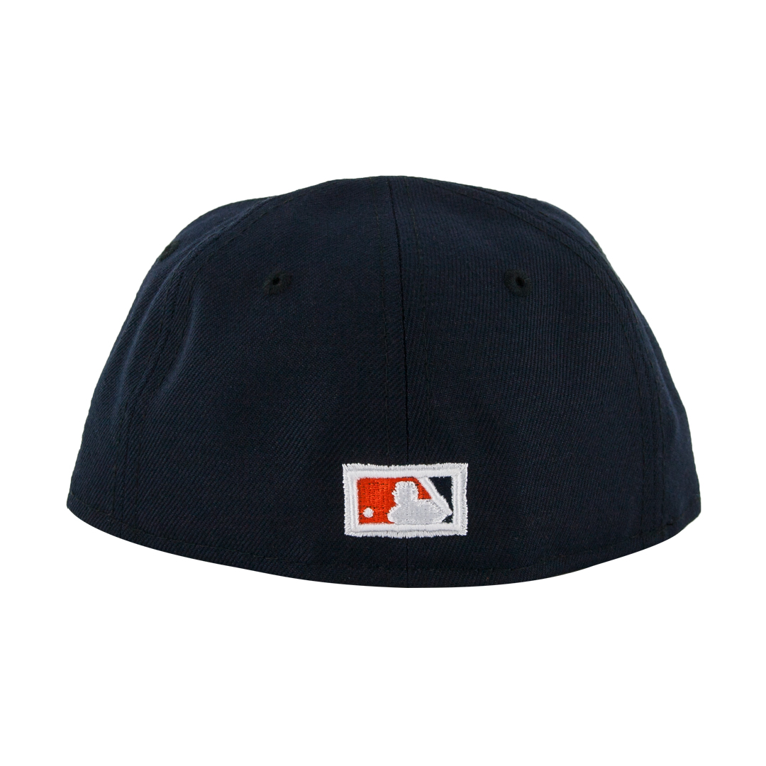 New Era 59Fifty San Diego Padres 1998 Tony Gwynn Inspired Throwback  Cooperstown Fitted Hat Dark Navy White Orange