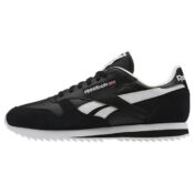 Reebok Classic Leather Ripple Low BP Black White Shoe -Side