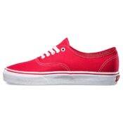 Vans Authentic Red Shoe-Side