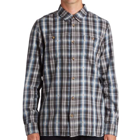 Vans Canehill Blue Mirage New Charcoal Flannel Shirt
