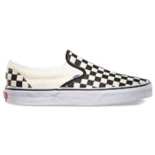 Vans Checkerboard Black Off White Check Classic Slip-On Shoe