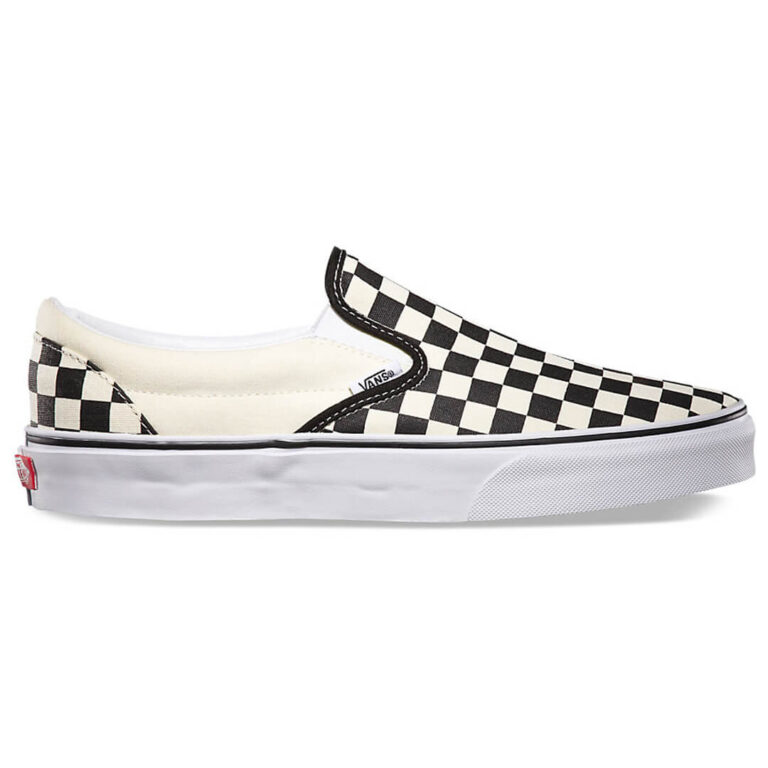Vans Checkerboard Black Off White Check Classic Slip-On Shoe