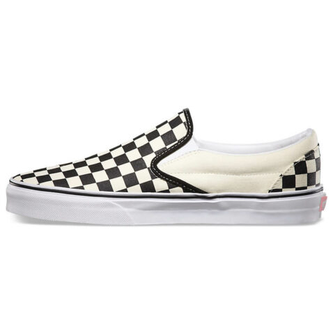 Vans Checkerboard Black Off White Check Classic Slip-On Shoe