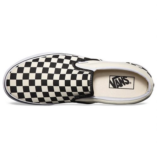 Vans Checkerboard Black Off White Check Classic Slip-On Shoe
