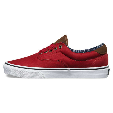 Vans Cord & Plaid Era 59 Red Dahlia Shoe