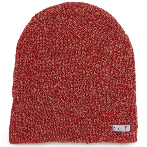Neff Daily Heather Beanie Red Twill