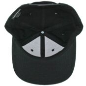 The Hundreds Forever Team Black Snapback Hat-Inside
