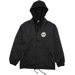 KR3W Hooded Koaches Jacket Black