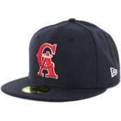 New Era 5950 California Angels Cooperstown Navy White Red Fitted Hat
