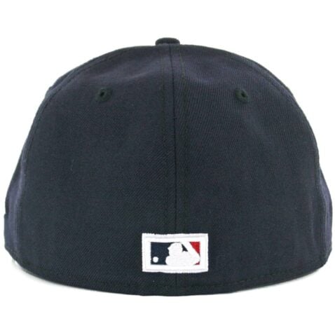 New Era 59Fifty California Angels Cooperstown 1971 Small A Halo logo Fitted Hat Navy - Image 2