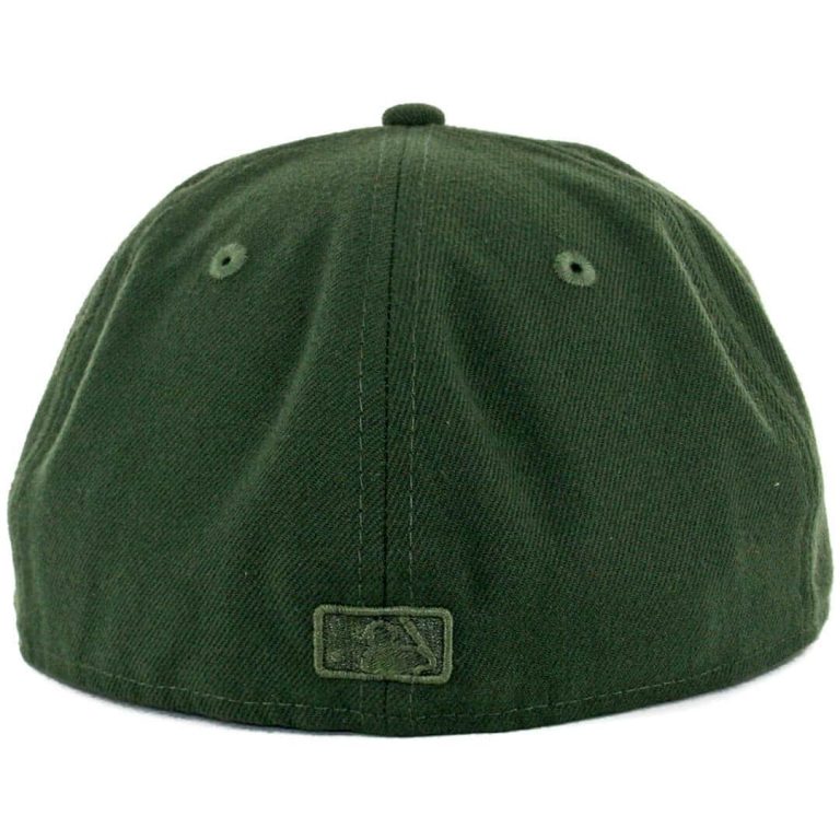 New Era 59Fifty San Diego Padres Tonal Fitted Hat Dark Seaweed-Back New Era 59Fifty San Diego Padres Tonal Fitted Hat Dark Seaweed-Back