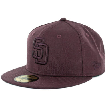 New Era 59Fifty San Diego Padres Tonal Fitted Hat Maroon